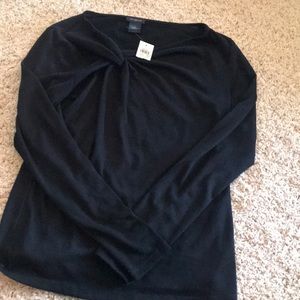 Ann Taylor black long sleeved shirt